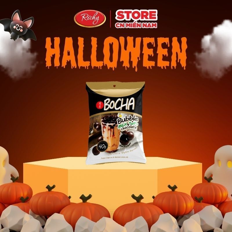 Kẹo trà sữa Bocha Richy gói 40 gram