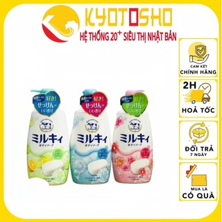 Sữa tắm sữa bò milky body soap cow 550ml Hàng Nội Địa Nhật