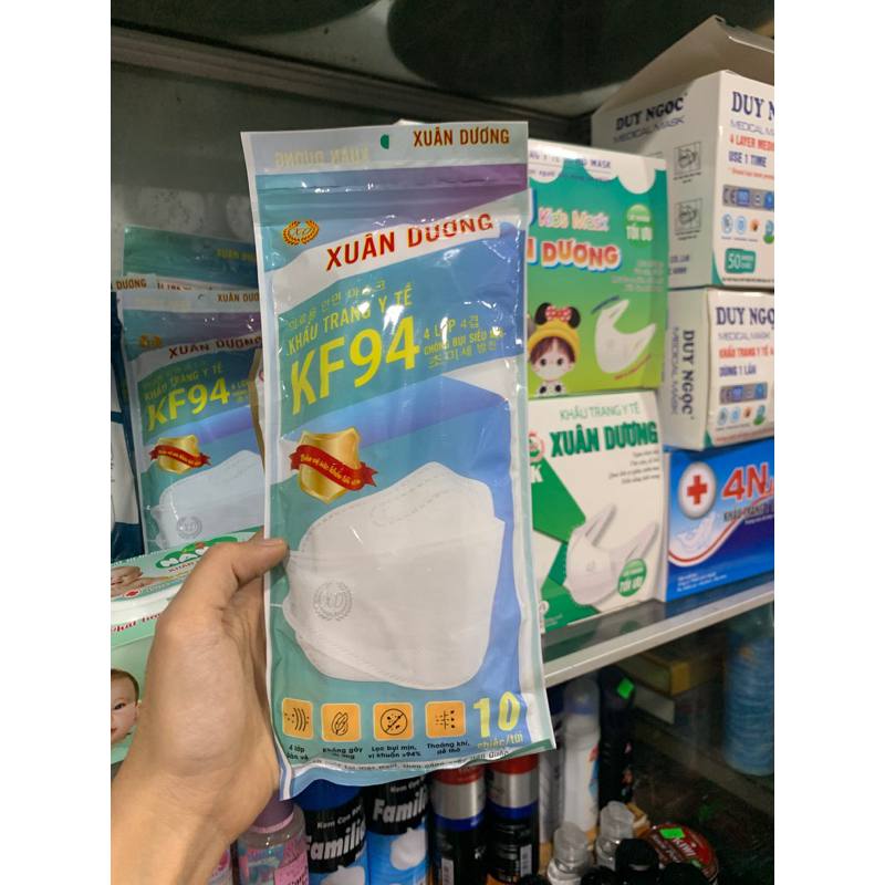 Khẩu trang 5D Mask Xuân dương; kháng khuẩn ngăn bụi