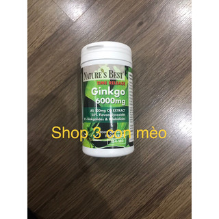 Ginkgo 6000mg bổ não 180 viên