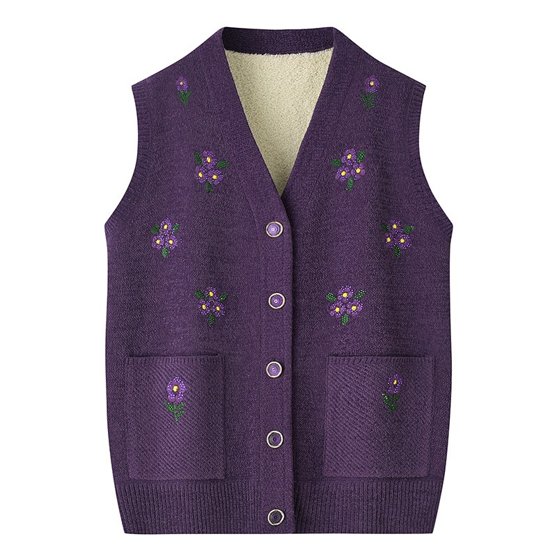 Áo Gile Len Lông Cừu Nhẹ Ấm Thu Đông 2024