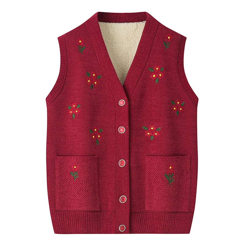 Áo Gile Len Lông Cừu Nhẹ Ấm Thu Đông 2024