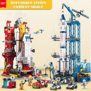Mô hình lắp ráp tên lửa mô hình tàu vũ trụ hapi toys - loại 1 size lớn 1099pcs đồ chơi lắp ráp cao cấp