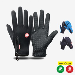  Găng Tay Xe Máy Mùa Đông Nam Nữ Lót Nỉ Giữ Ấm Chống Gió Rét Lạnh Lái Xe Đạp Xe Thể Thao Thời Trang Tiện Lợi 
