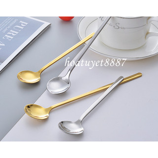 Thìa muỗng cà phê inox mạ vàng