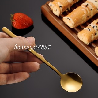 Thìa muỗng cà phê inox mạ vàng