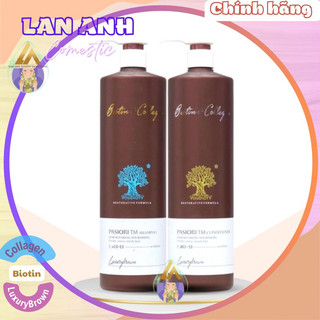 Gội Xả Biotin & Collagen Luxury Brown 1000ml Hàng Chính Hãng Visi Dầu gội phục hồi chống rụng tóc Dưỡng tóc mềm mượt