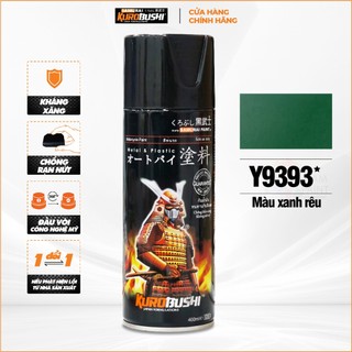 Sơn xịt Samurai Kurobushi - Màu xanh rêu Y9393 chuyên dùng cho xe máy