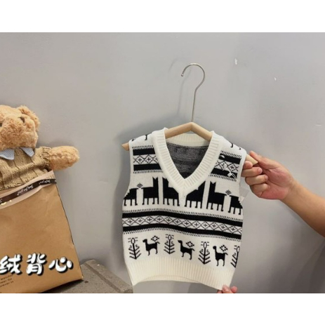 Áo ghile len bé trai cao cấp dày mềm mịn