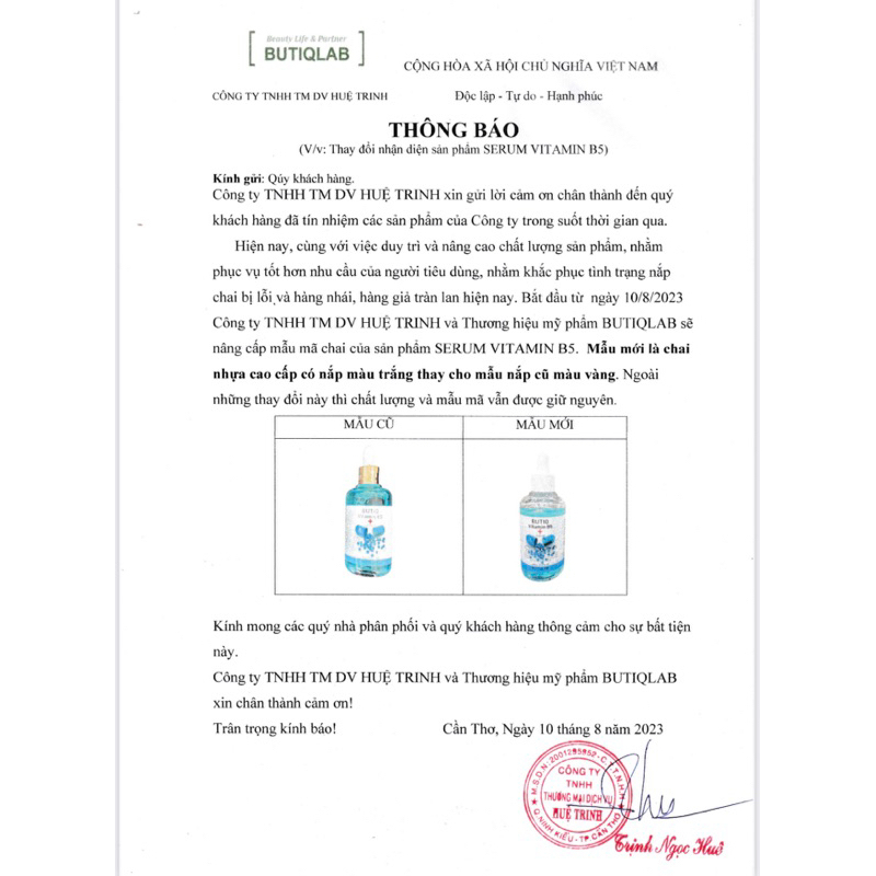 Serum B5 BUTIQ LAP  💥  - Haispa