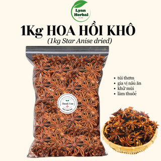 1kg hoa hồi khô hồi khô thảo mộc làm gia vị nấu ăn, trà thảo mộc
