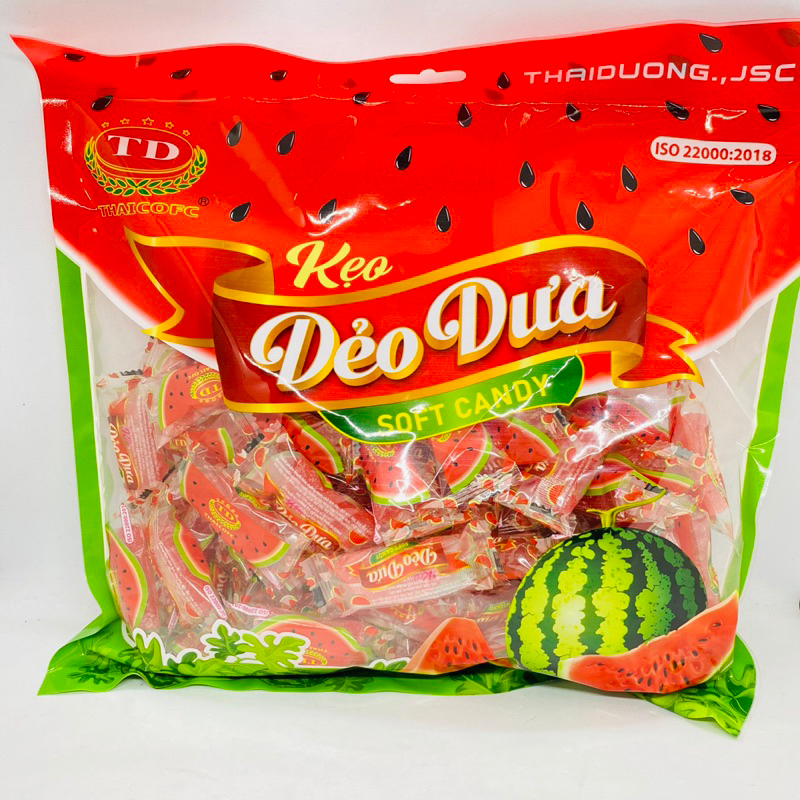 Kẹo Dẻo Dưa hấu/ Múi Cam/ Dâu Tây THAICOFC 800g