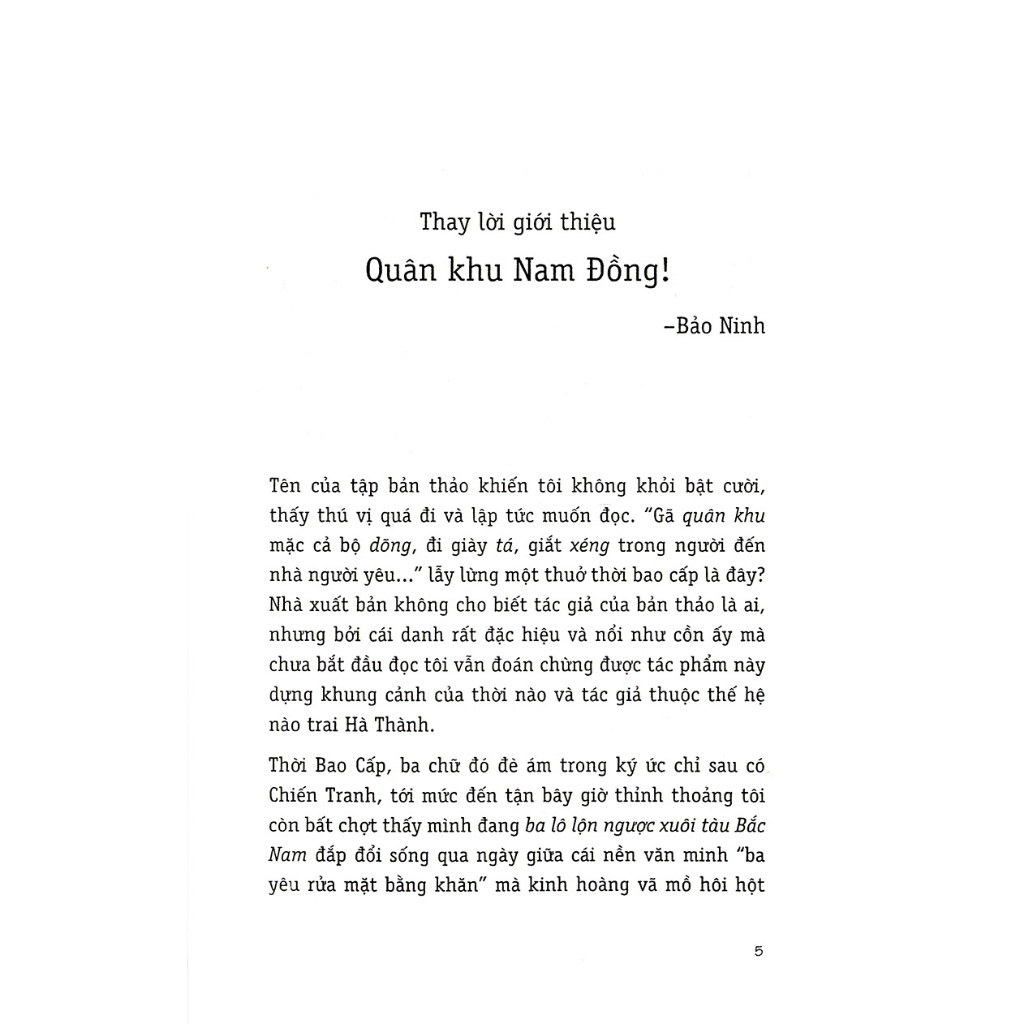 Sách - Quân Khu Nam Đồng - Bình Ca - NXB Trẻ