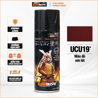 Sơn xịt samurai kurobushi - màu đỏ sơn lót ucu19 chuyên dùng cho xe máy