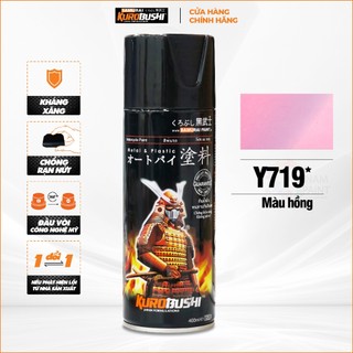 Sơn xịt samurai kurobushi - màu hồng yamaha y719 chuyên dùng cho xe máy
