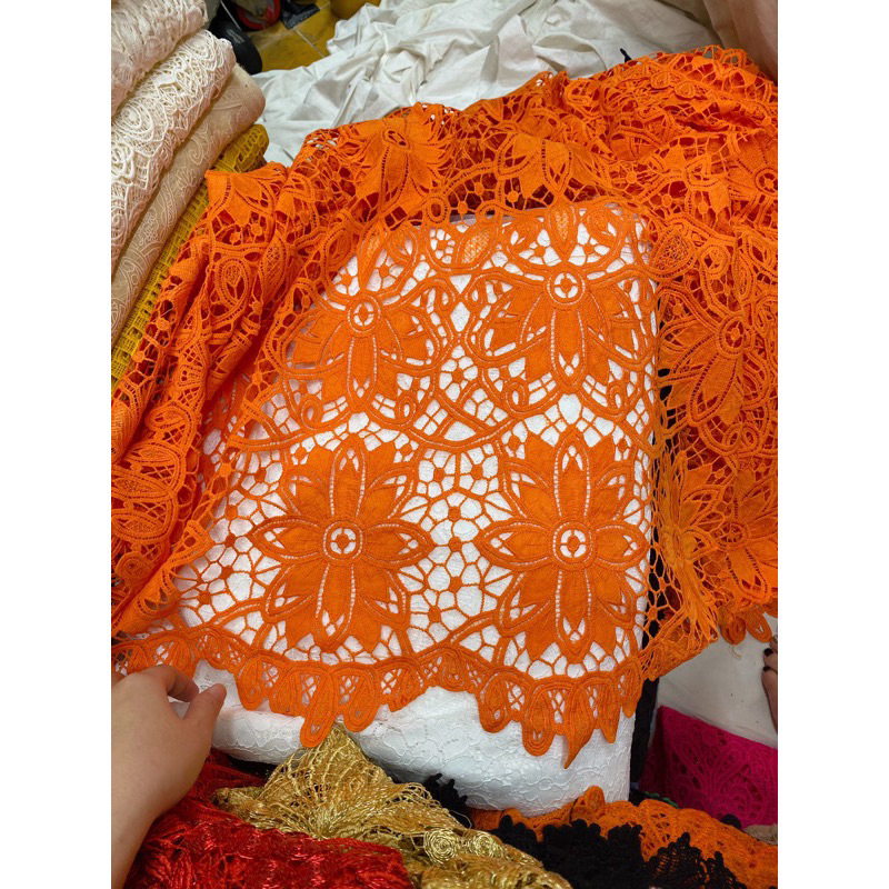 Ren chỉ màu cam khổ 1m3