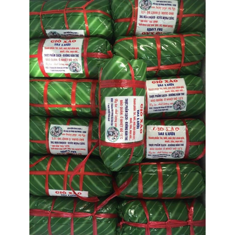 1kg Giò thủ xào tai lưỡi - vị Bắc