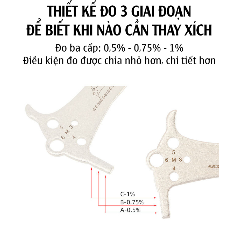 Bộ dụng cụ tháo xích xe đạp chuyên dụng Toopre| Kìm tháo xích xe đạp, đục tháo mắt xích xe đạp