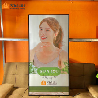 (Kích thước 60x120) Bảng led quảng cáo siêu mỏng, khung tranh điện