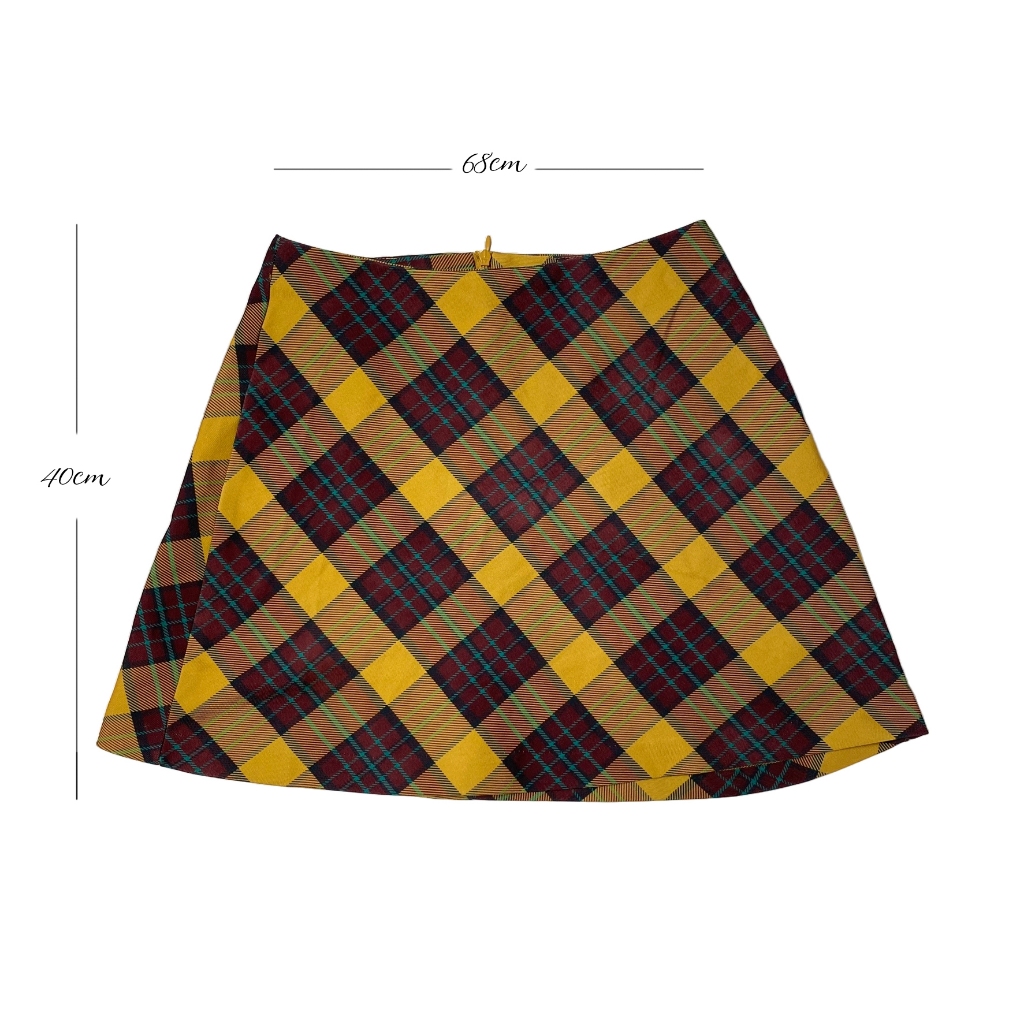 [2hand] Chân cáy caro y2k vintage retro Hongkong