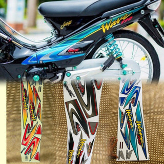 Team xe wave tem xe wave nhỏ 110 tem rời 3 lớp