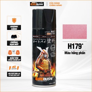 Sơn xịt samurai - màu hồng h179 chuyên dùng cho xe máy