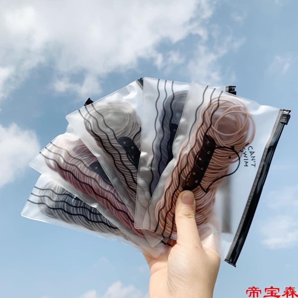 COMBO DÂY BUỘC TÓC KÈM VẢI VỤN LÀM NƠ