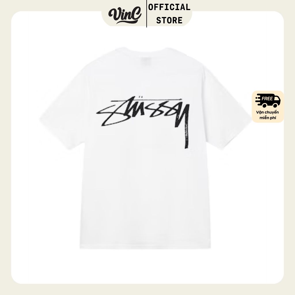 Áo thun Stussy Surf Stock unisex - AUTH - CÓ SẴN