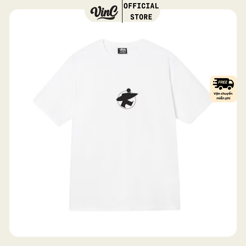 Áo thun Stussy Surf Stock unisex - AUTH - CÓ SẴN