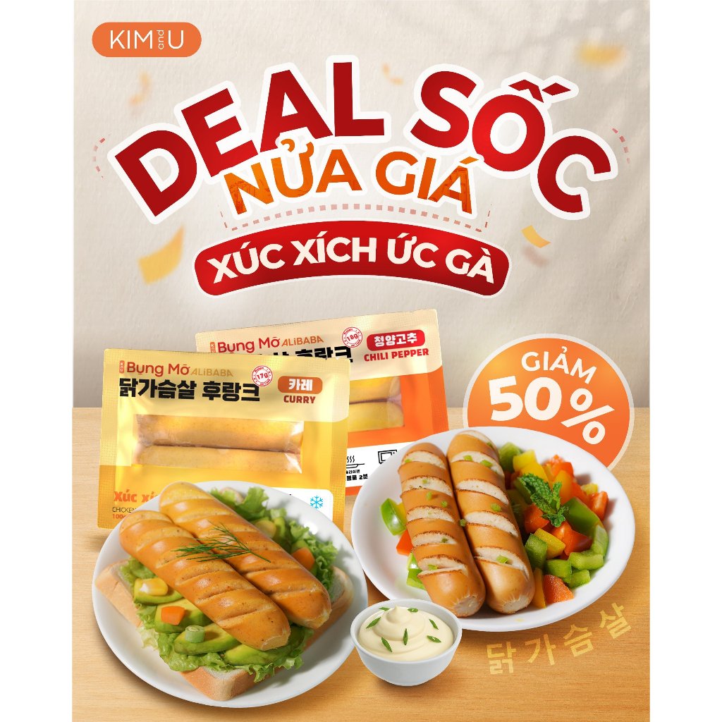 XÚC XÍCH GIẢM 50% - DATE 4 THÁNG