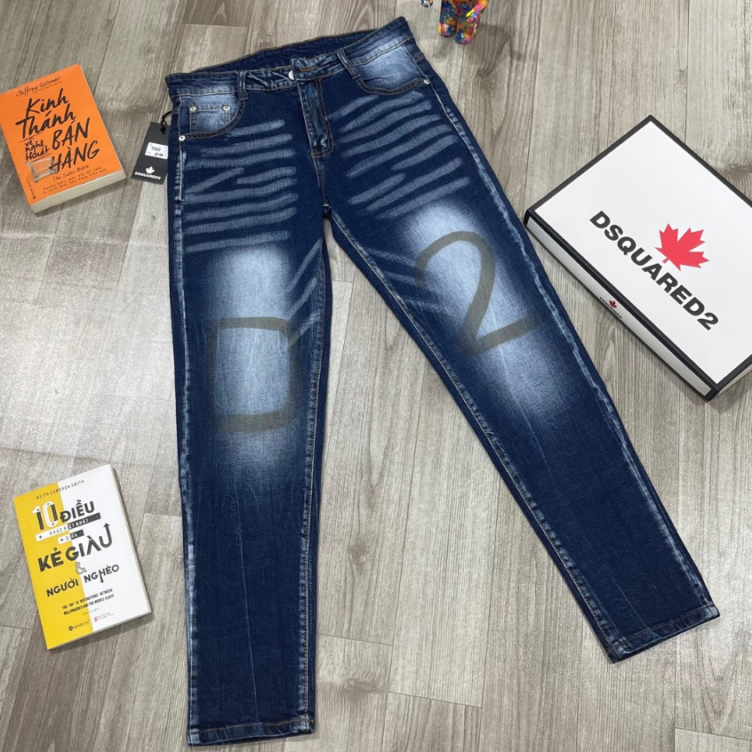 Quần Jean Nam DSQ SAMURAI+DSQ D2 Cao Cấp Chất Jean Co Dãn ,Hàng Thời Trang Nam cực đẹp HOT TREND 2023