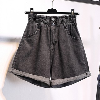 (LAUPCLOTHING - ẢNH THẬT) QUẦN SHORT JEANS FREESIZE ĐẾN 75KG