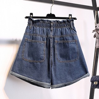 (LAUPCLOTHING - ẢNH THẬT) QUẦN SHORT JEANS FREESIZE ĐẾN 75KG