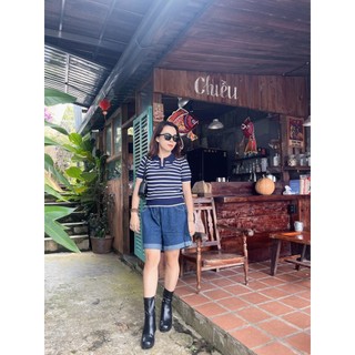 (LAUPCLOTHING - ẢNH THẬT) QUẦN SHORT JEANS FREESIZE ĐẾN 75KG