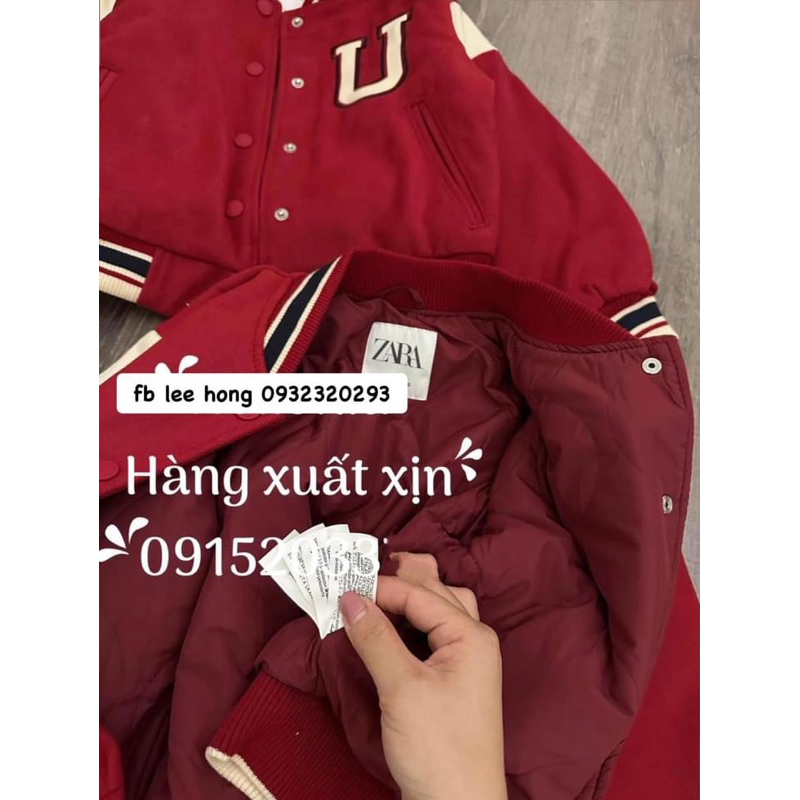 Áo bomber zara tuồn