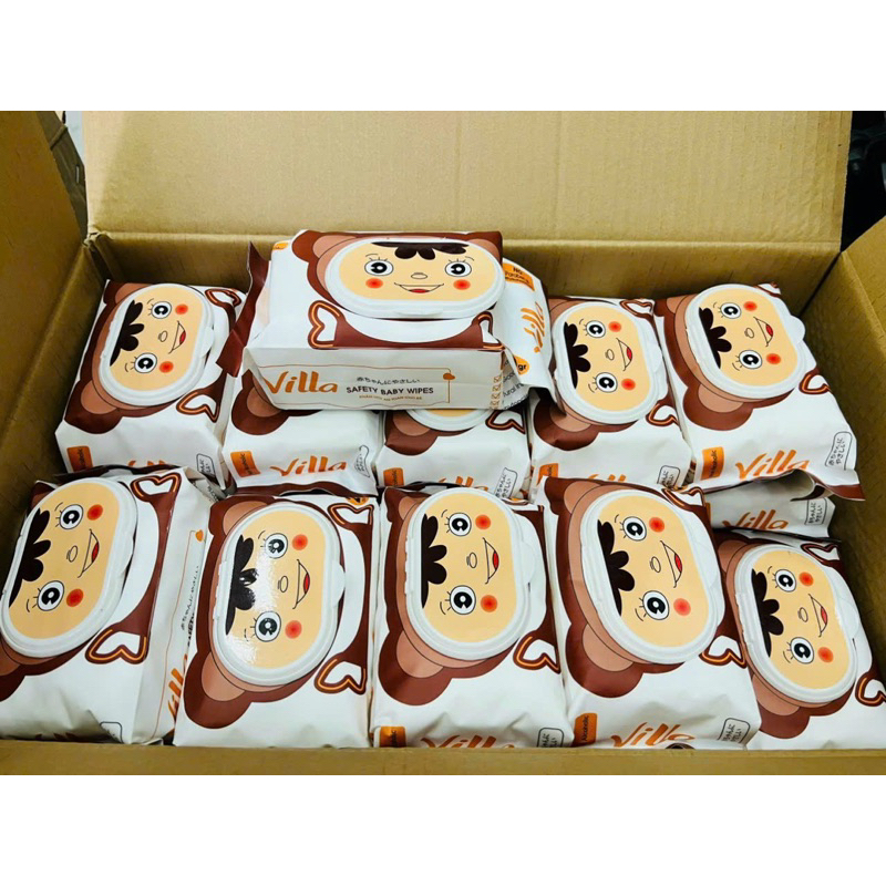 SET 1️⃣0️⃣ gói KHĂN GIẤY VILLA KHÔNG MÙI DÙNG CHO BÉ 250gr