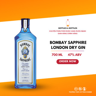 Rượu london dry gin bombay sapphire - 700ml - 47%