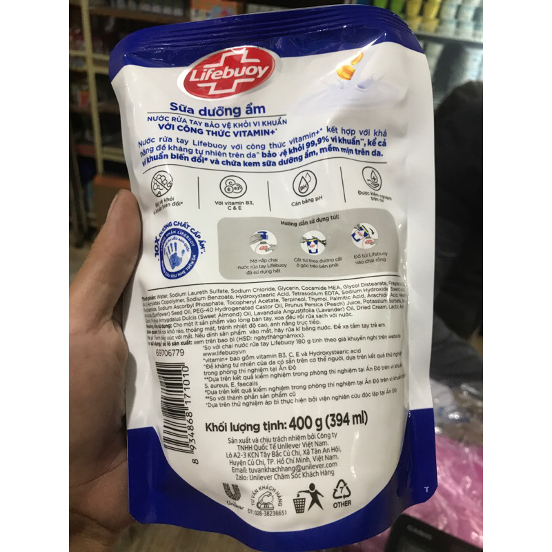 NƯỚC RỬA TAY LIfeboy 400g