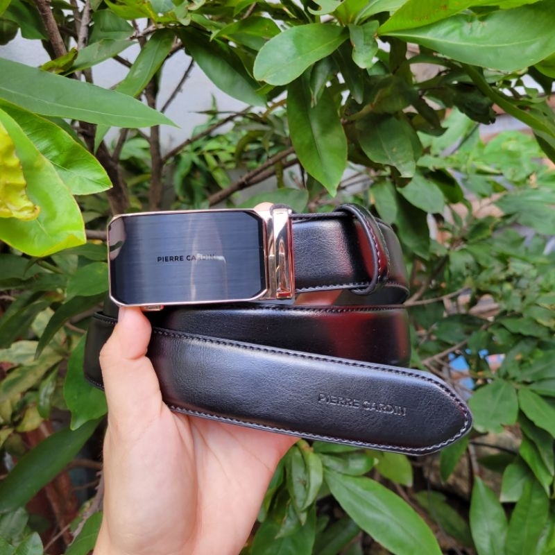 Thắt lưng dây nịt mặt trượt kéo đẩy Pierre Cardin mẫu mới fullbox