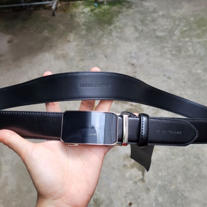 Thắt lưng dây nịt mặt trượt kéo đẩy Pierre Cardin mẫu mới fullbox