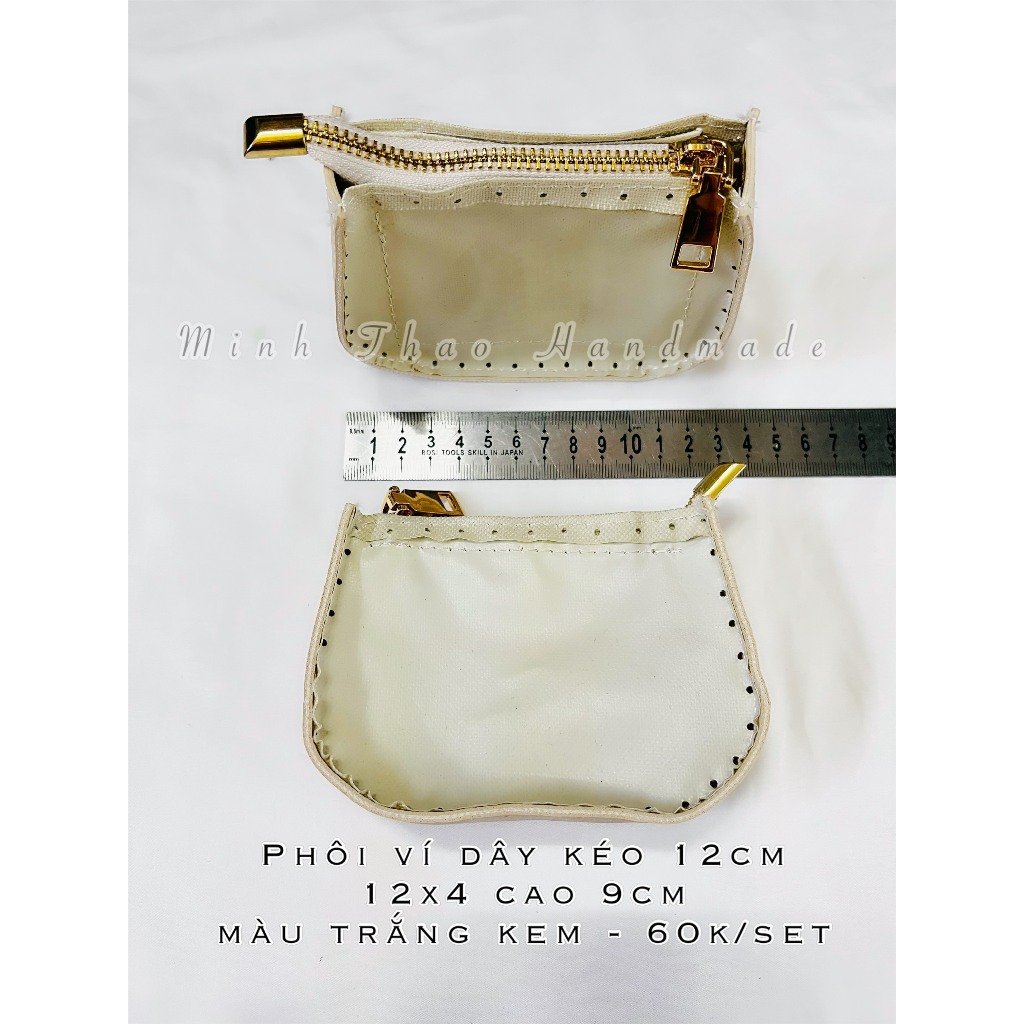 Phôi ví dây kéo 12cm