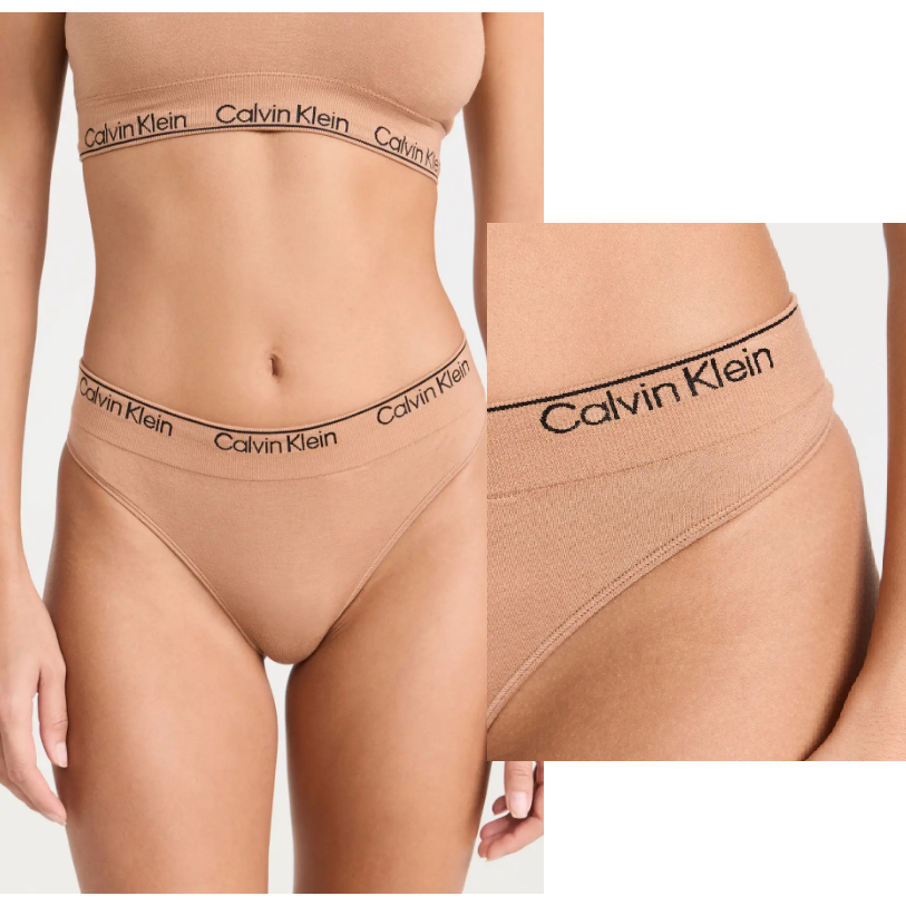 Set Sport Bra Không Mút JenniexCalvin Klein Modern Cotton Unlined Racerback Bralette/Bikini