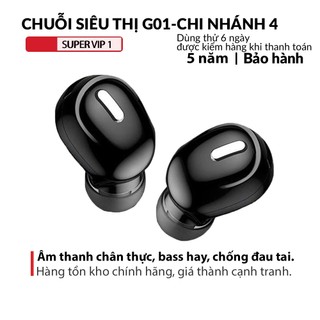 Tai Nghe bluetooth 5.0 Không Dây mini Illunt X9 Kèm Mic 1 tai nghe