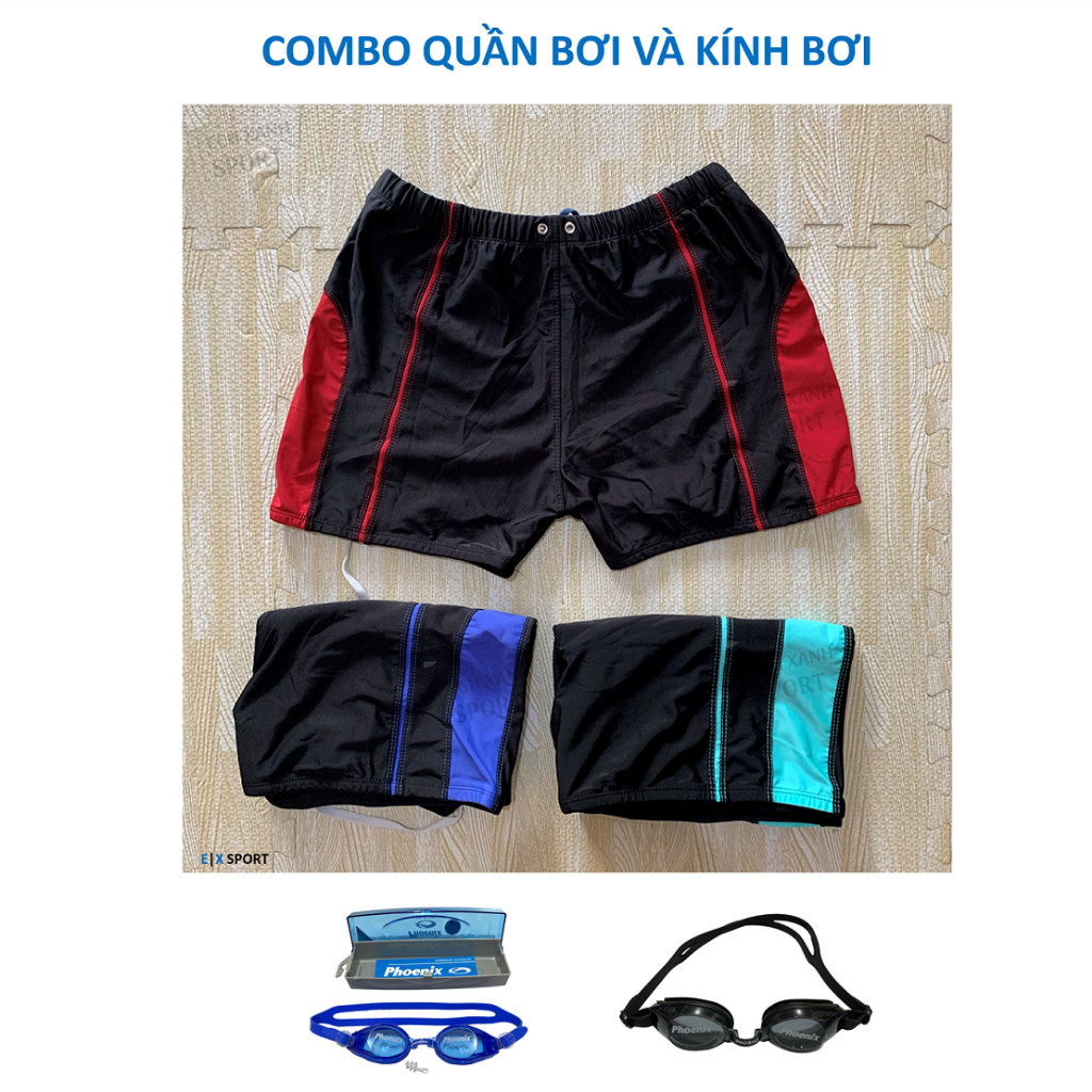 Combo kính bơi và quần bơi