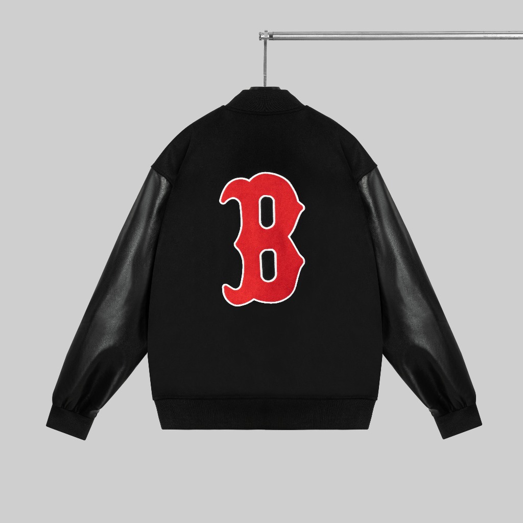Áo Khoác Bomber Varsity Jacket The Bad God Iconic Leather