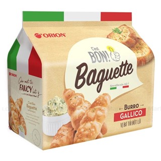 BÁNH NƯỚNG GIÒN KIỂU Ý ORION C’EST BON BAGUETTE VỊ BƠ TỎI ĐÚT LÒ 180G (5 GÓI)