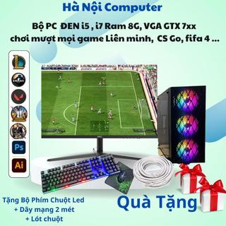 Bộ Máy Tính Case PC chơi mượt mọi game Liên minh, fifa 4 (H81,i34160, i5 4570, i7 4770 Ram 8G, SSD 128G, VGA GTX 7xx)