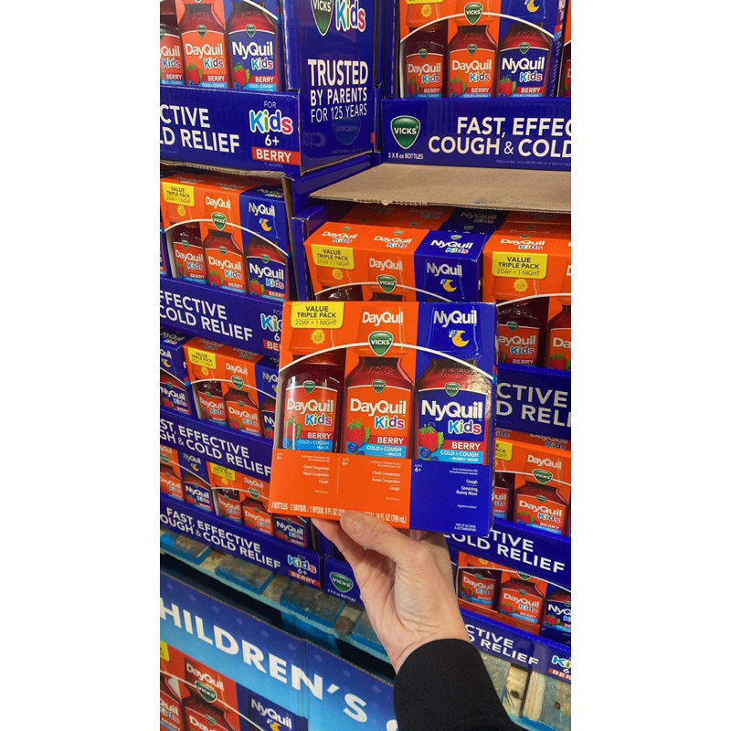 Siro ho,cảm DayQuil & NyQuil cho bé 👦🏻👧🏻6+