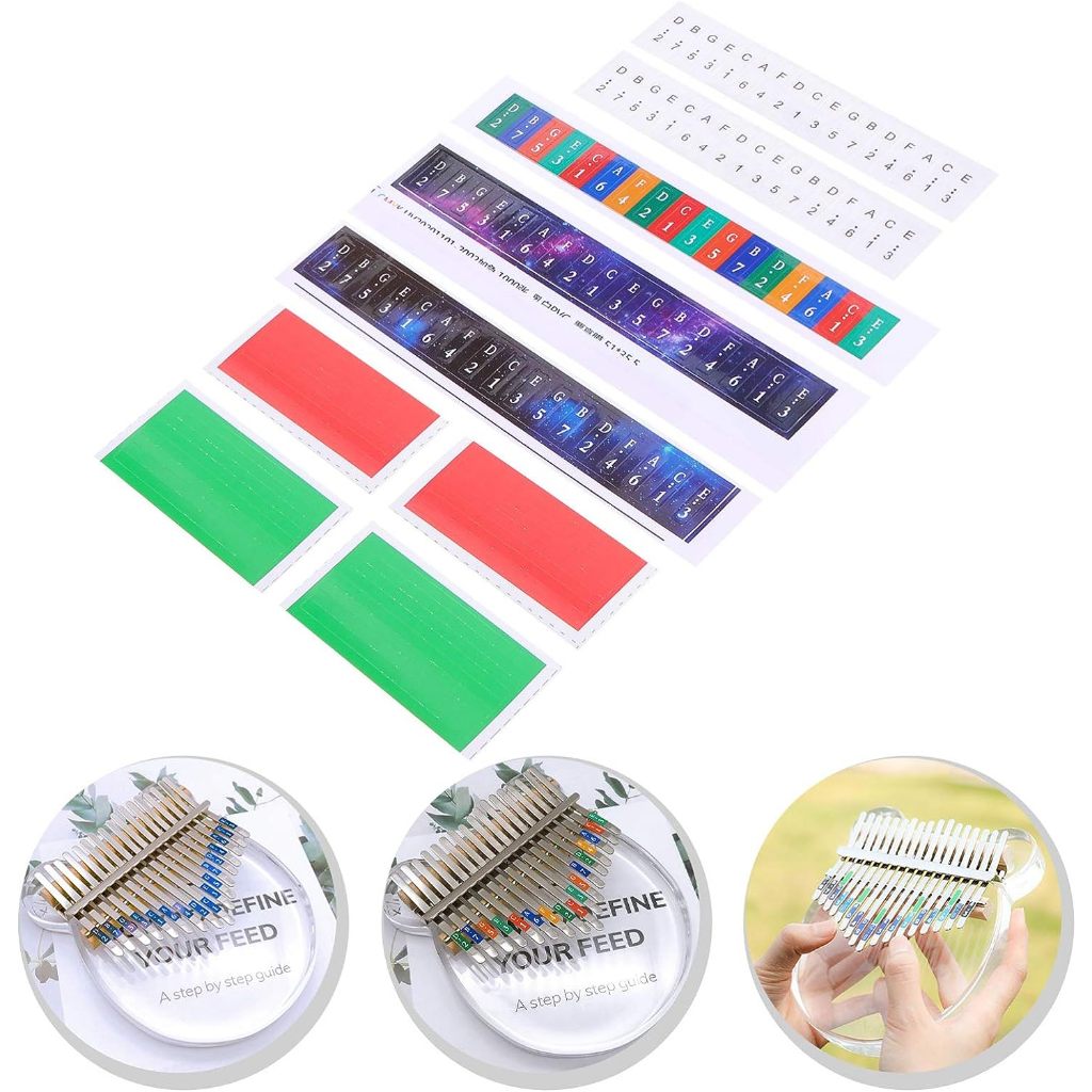 Set 2 Sticker Dán Đàn Kalimba