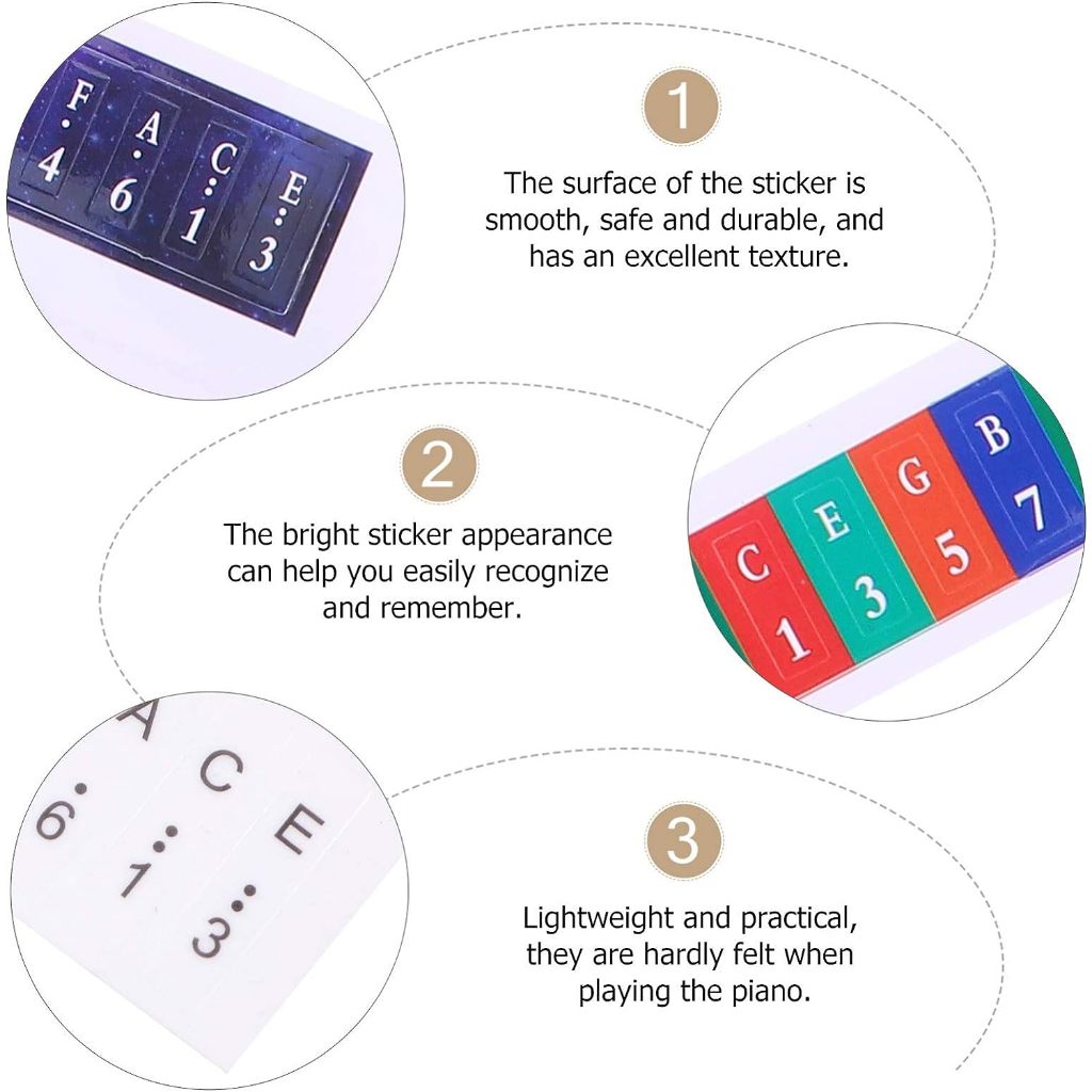 Set 2 Sticker Dán Đàn Kalimba